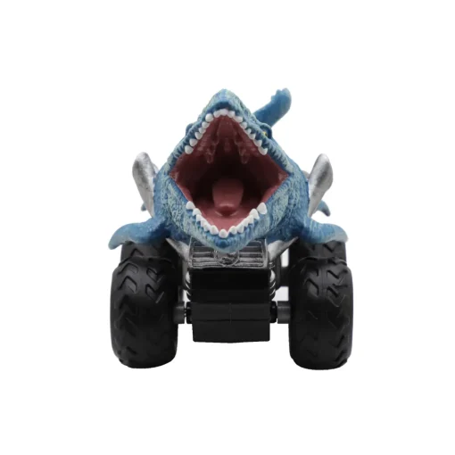 Jurassic Zoom Riders Dino Vehículo. X3 - Blue/Mosasaurus/Carnotaurus
