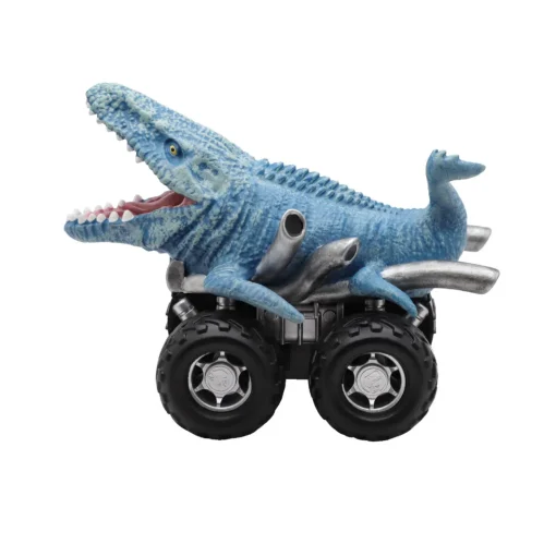 Jurassic Zoom Riders Dino Vehículo. X3 - Blue/Mosasaurus/Carnotaurus