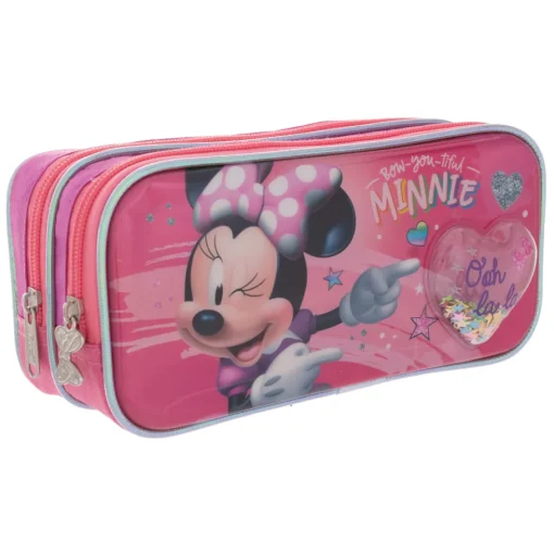 Lapicera Suave Doble 3D Metalico Disney Minnie