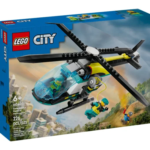 LEGO® City: Helicóptero de Rescate para Emergencias