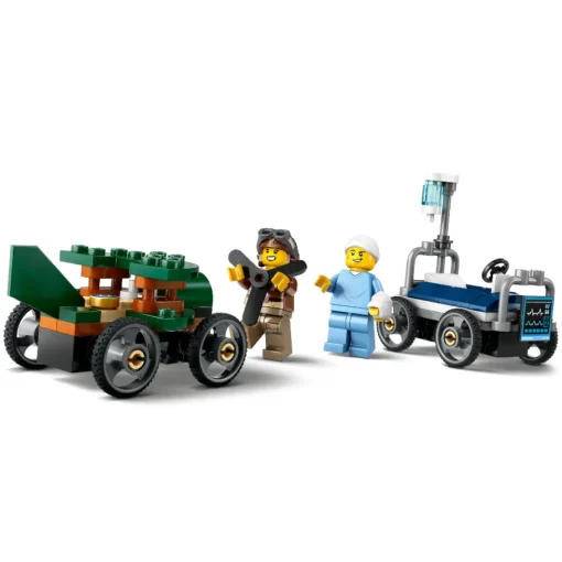 LEGO® City: Pack De Coches De Carreras: Avión Vs. Cama De Hospital