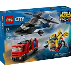 LEGO® City: Remix: Helicóptero, Camión De Bomberos Y Submarino