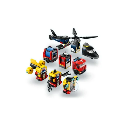 LEGO® City: Remix: Helicóptero, Camión De Bomberos Y Submarino
