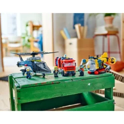 LEGO® City: Remix: Helicóptero, Camión De Bomberos Y Submarino