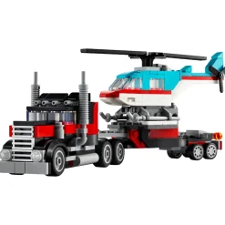 LEGO® Creator: Camión Plataforma con Helicóptero