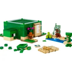 LEGO® Minecraft: La Casa-Tortuga de la Playa