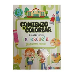 Libro De Colorear Y Actividades  - Comienzo A Colorear Escuela