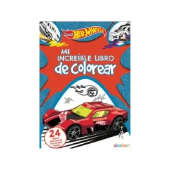 Libro Didáctico Para Colorear Con Hot Wheels