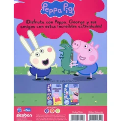 Libro Didáctico Para Colorear Con Stickers Juega Con Peppa Pig En Casa