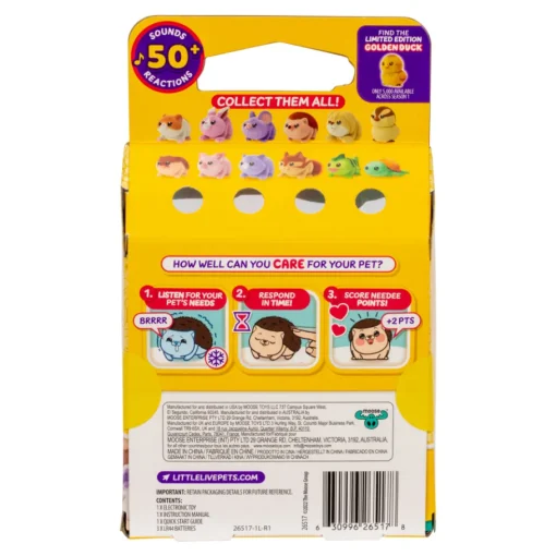 Little Live Pets Needees Mascota X 1 Curlee Camaleon