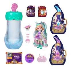 Magic Mixies Pixlings S2 Muñeca Verde Pelo Galaxy X 1