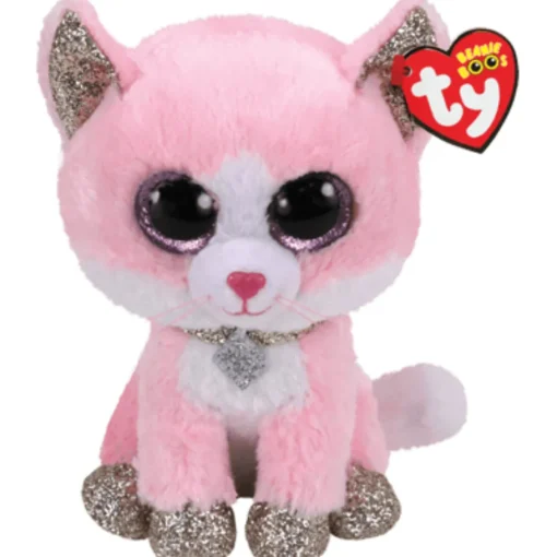 Medium Peluche Fiona Cat Pink