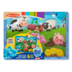 Melissa & Doug Blues Clues Rompecabezas Granja Musical