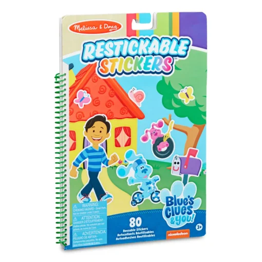 Melissa & Doug Blues Clues Bloc Stickers Reutilizables -Skidoo