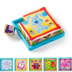 Melissa & Doug Blues Clues Rompecabezas Cubo