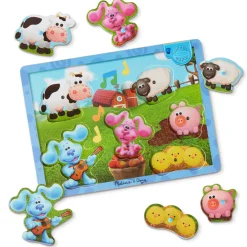 Melissa & Doug Blues Clues Rompecabezas Granja Musical