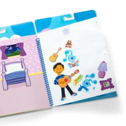 Melissa & Doug Blues Clues Bloc Stickers Reutilizables -Skidoo
