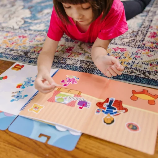 Melissa & Doug Blues Clues Bloc Stickers Reutilizables -Skidoo