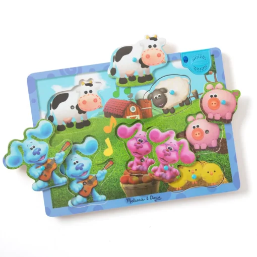 Melissa & Doug Blues Clues Rompecabezas Granja Musical