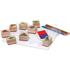 Melissa & Doug Juego De Sellos Dinosaurio