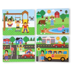 Melissa & Doug Juego Magnético Crea Escenas