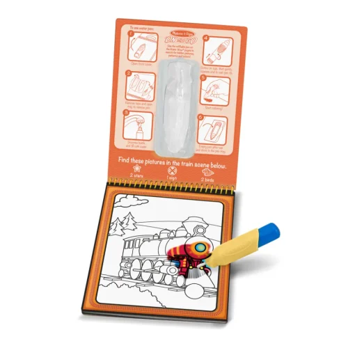 Melissa & Doug Libro Mágico Agua - Vehículos