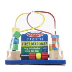 Melissa & Doug Primer Laberinto Madera Con Cuentas