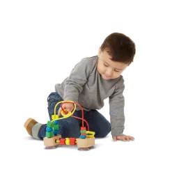 Melissa & Doug Primer Laberinto Madera Con Cuentas
