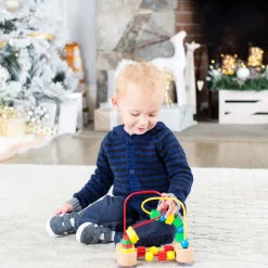 Melissa & Doug Primer Laberinto Madera Con Cuentas