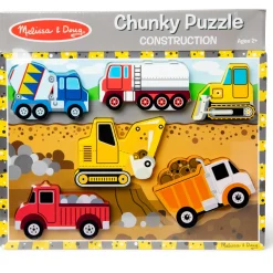 Melissa & Doug Rompecabezas Construcción Chunky 6 Pzs.