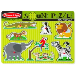 Melissa & Doug Rompecabezas Sonido Animales Zoo