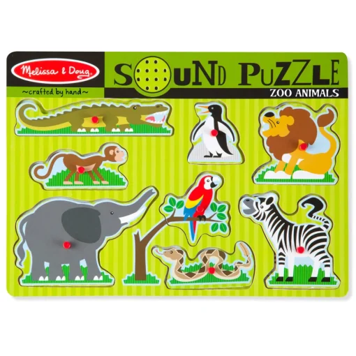 Melissa & Doug Rompecabezas Sonido Animales Zoo