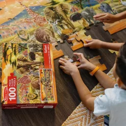 Melissa & Doug Rompecabezas Safari 100 Pzs.