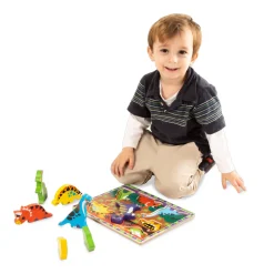 Melissa & Doug Rompecabezas Dino Chunky 7 Pzs.