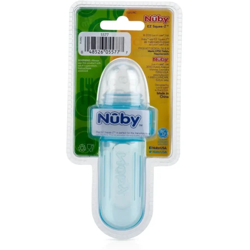 Mini Comedero Exprimidor Azul Con Tapa Higiénica