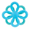 Mordedor De Silicona Flor Geo Azul-Verde