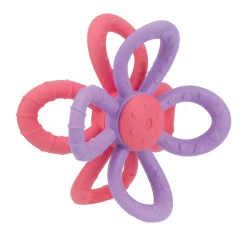 Mordedor De Silicona Flor Geo Lila- Rosado