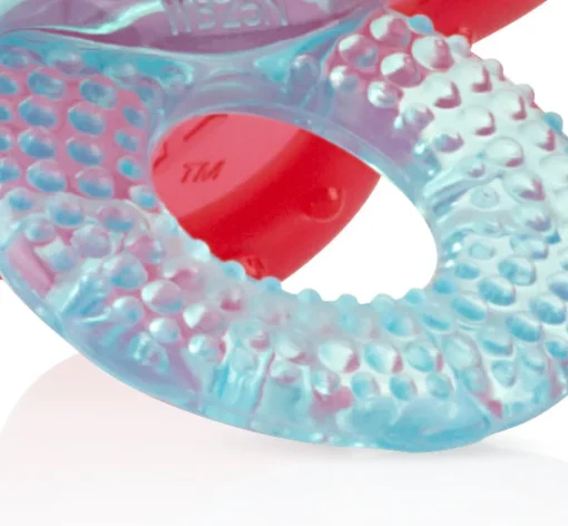Mordedor Silicona Chewbies C/Estuche X 1 Und Azul/Rojo