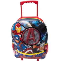 Morral 3D Con Ruedas Primaria Niño Marvel Avengers Classic