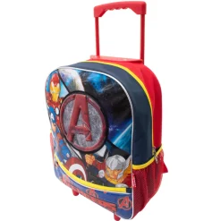Morral 3D Con Ruedas Primaria Niño Marvel Avengers Classic