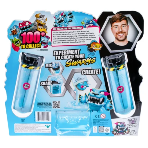 Mr Beast Lab Biomites Tubo De Ensayo X 12 Micro Monstruos