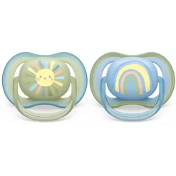 Phillips Avent Chupo Entretencion Ultra Air 0-6M Sol/Arcoiris Azul SCF085/58