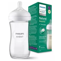 Phillips Avent Tetero Natural 3.0 Vidrio Grado Farmacéutico 8Oz SCY933/01