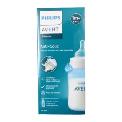 Phillips Avent Tetero Válvula Anticólicos Azul 9Oz SCY121/10