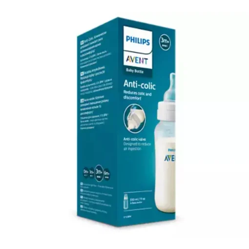 Phillips Avent Tetero Válvula Anticólicos 11Oz SCY106/01