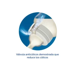 Phillips Avent Tetero Válvula Anticólicos Rosa 4Oz SCY121/07