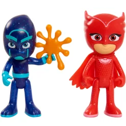 Pj Masks Fig. Héroes Y Villanos - Owlette Vs Night Ninja