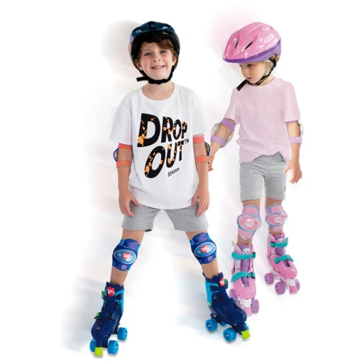 Play Spot Set Patines Ruedas 2X2 Azul