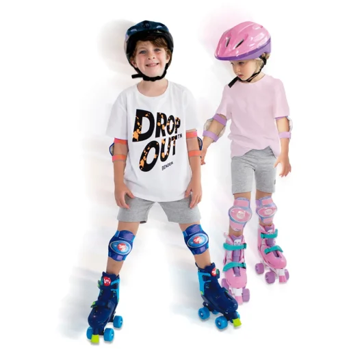 Play Spot Set Patines Ruedas 2X2 Rosado