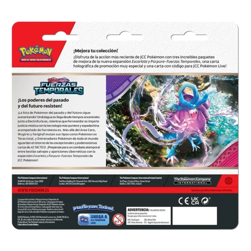 Pokémon Tcg: Scarlet & Violet-Cleffa- Temporal Forces 3-Pack Blister Eng